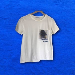 ZARA Tee Short Sleeves Pocket Size Small